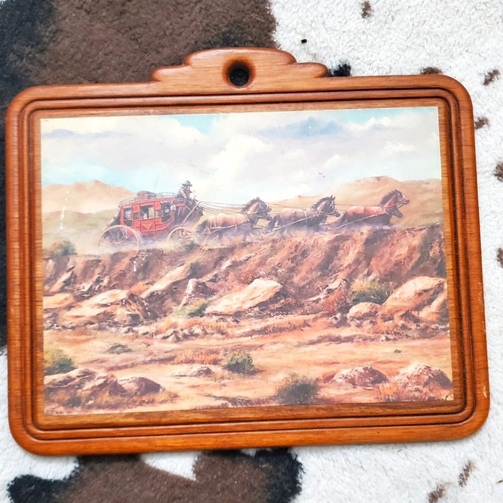 1950s-1970s BP Co Western Print.